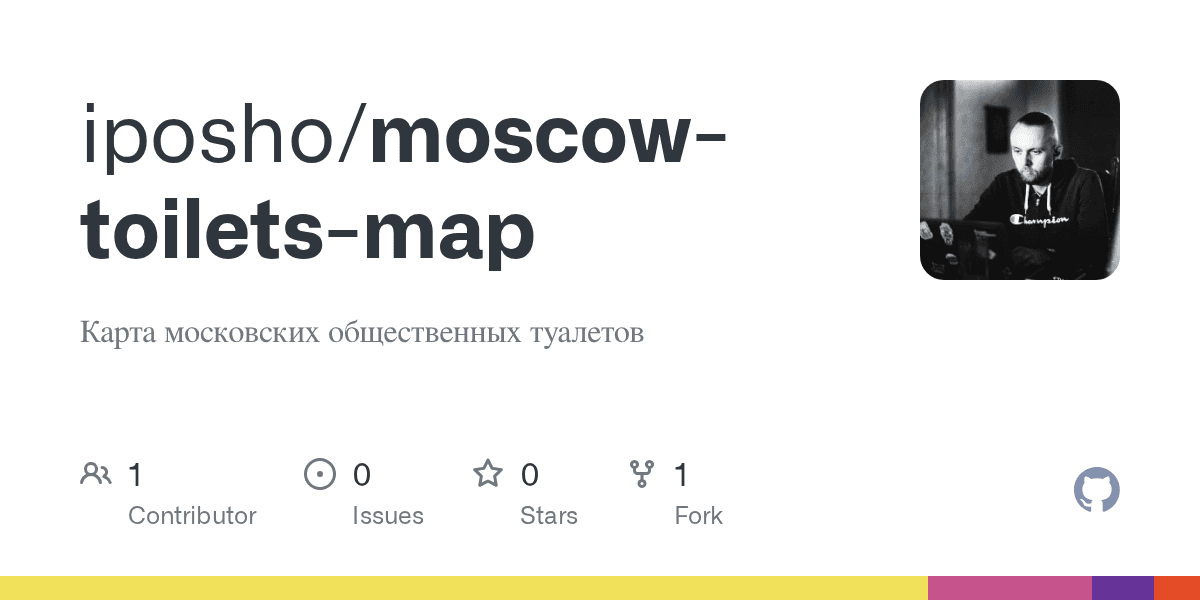 Moscow Toilets Map
